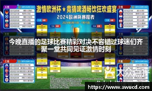 今晚直播的足球比赛精彩对决不容错过球迷们齐聚一堂共同见证激情时刻