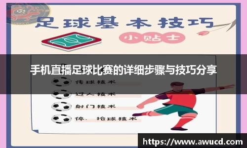手机直播足球比赛的详细步骤与技巧分享