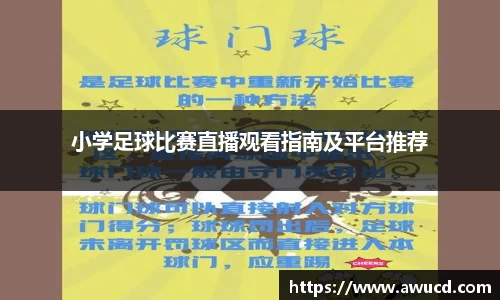 小学足球比赛直播观看指南及平台推荐