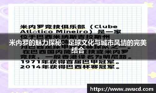 米内罗的魅力探秘:足球文化与城市风情的完美结合